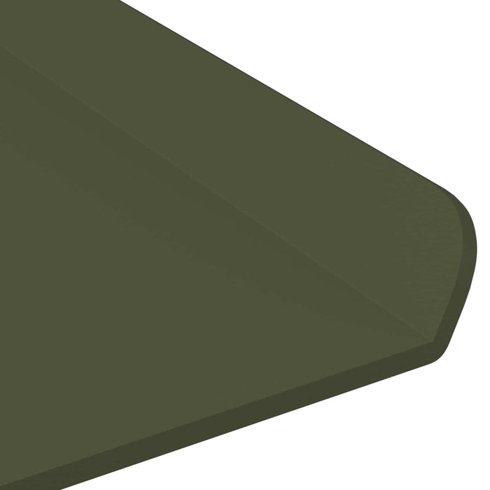 Raft de perete cu raft 4 pcs Verde măsliniu 30 x 18 x 2,5 cm - WALTI WALTI