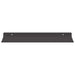 Raft de perete cu raft Pe perete 2 pcs Negru 40 x 18 x 2,5 cm - WALTI WALTI