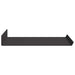 Raft de perete cu raft Pe perete 2 pcs Negru 40 x 18 x 2,5 cm - WALTI WALTI