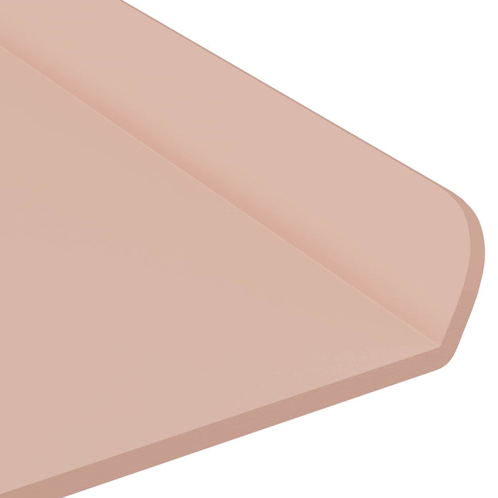 Raft de perete cu raft Pe perete 2 pcs Roz 40 x 18 x 2,5 cm - WALTI WALTI