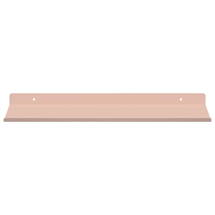 Raft de perete cu raft Pe perete 2 pcs Roz 40 x 18 x 2,5 cm - WALTI WALTI