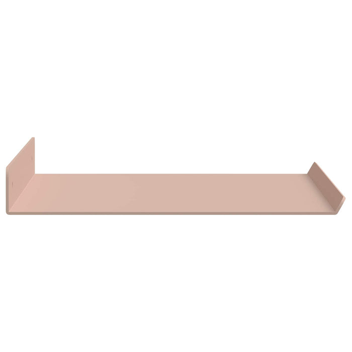 Raft de perete cu raft Pe perete 2 pcs Roz 40 x 18 x 2,5 cm - WALTI WALTI