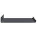 Raft de perete cu raft 4 pcs Antracit 40 x 18 x 2,5 cm - WALTI WALTI
