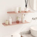 Raft de perete cu raft Pe perete 2 pcs Roz 60 x 18 x 2,5 cm - WALTI WALTI