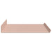 Raft de perete cu raft Pe perete 2 pcs Roz 60 x 18 x 2,5 cm - WALTI WALTI