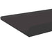 Raft de perete cu raft Pe perete 4 pcs Negru 80 x 18 x 2,5 cm - WALTI WALTI