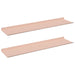 Raft de perete cu raft Pe perete 2 pcs Roz 80 x 18 x 2,5 cm - WALTI WALTI