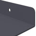 Raft de perete cu raft 4 pcs Antracit 80 x 18 x 2,5 cm - WALTI WALTI
