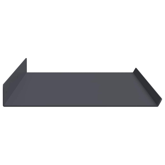 Raft de perete cu raft 4 pcs Antracit 80 x 18 x 2,5 cm - WALTI WALTI