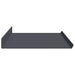 Raft de perete cu raft 4 pcs Antracit 80 x 18 x 2,5 cm - WALTI WALTI