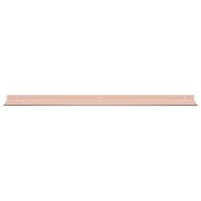 Raft de perete cu raft Pe perete 4 pcs Roz 100 x 18 x 2,5 cm - WALTI WALTI