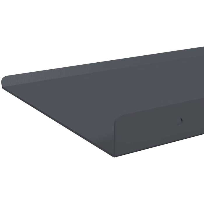 Raft de perete cu raft 4 pcs Antracit 100 x 18 x 2,5 cm - WALTI WALTI