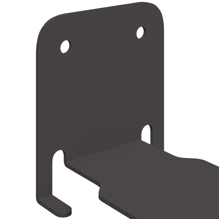 Raft suspendat cu raft Pe perete 24 pcs Negru 6 x 10,8 x 6,6 cm - WALTI WALTI