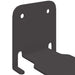Raft suspendat cu raft Pe perete 24 pcs Negru 6 x 10,8 x 6,6 cm - WALTI WALTI