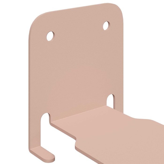 Raft suspendat cu raft Pe perete 8 pcs Roz 6 x 10,8 x 6,6 cm - WALTI WALTI
