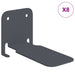 Raft suspendat cu raft 8 pcs Antracit 6 x 10,8 x 6,6 cm - WALTI WALTI