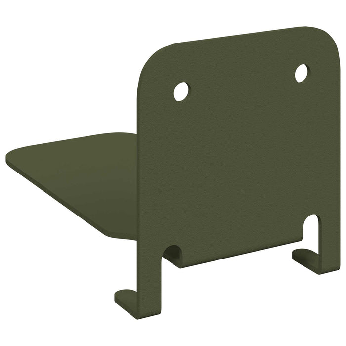 Raft suspendat cu raft 4 pcs Verde măsliniu 6 x 10,8 x 6,6 cm - WALTI WALTI