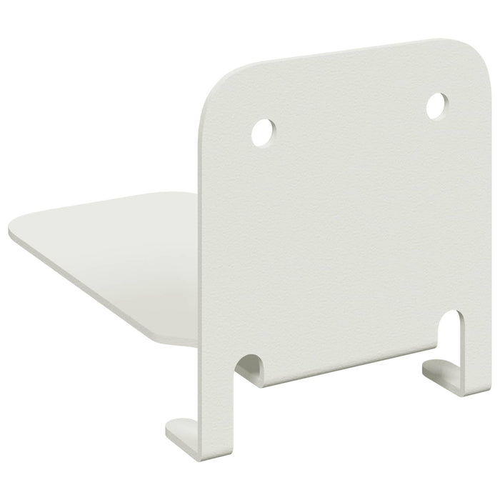 Raft suspendat cu raft Pe perete 8 pcs Alb 6 x 10,8 x 6,6 cm - WALTI WALTI