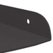 Raft suspendat cu raft cu depozitare 2 pcs Negru 15 x 15 x 2 cm - WALTI WALTI