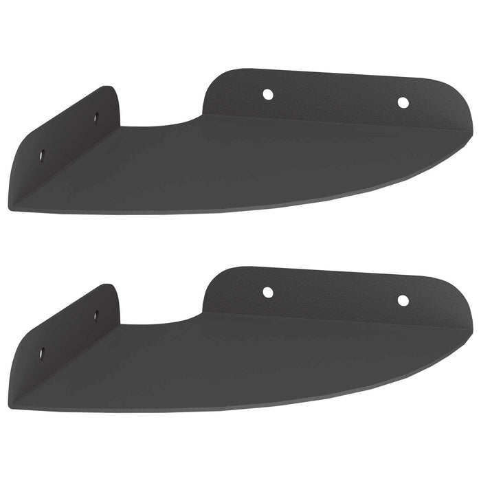 Raft suspendat cu raft cu depozitare 2 pcs Negru 15 x 15 x 2 cm - WALTI WALTI