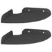 Raft suspendat cu raft cu depozitare 2 pcs Negru 15 x 15 x 2 cm - WALTI WALTI