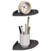 Raft suspendat cu raft cu depozitare 2 pcs Negru 15 x 15 x 2 cm - WALTI WALTI