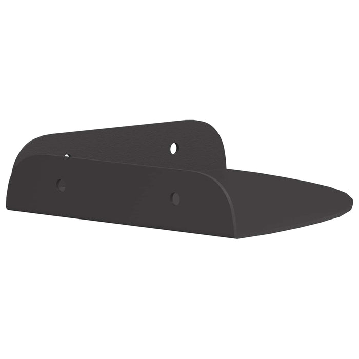 Raft suspendat cu raft cu depozitare 2 pcs Negru 15 x 15 x 2 cm - WALTI WALTI