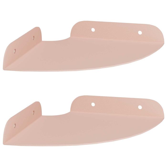 Raft suspendat cu raft cu depozitare 2 pcs Roz 15 x 15 x 2 cm - WALTI WALTI