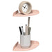 Raft suspendat cu raft cu depozitare 2 pcs Roz 15 x 15 x 2 cm - WALTI WALTI