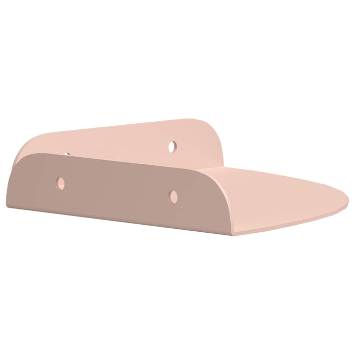 Raft suspendat cu raft cu depozitare 2 pcs Roz 15 x 15 x 2 cm - WALTI WALTI