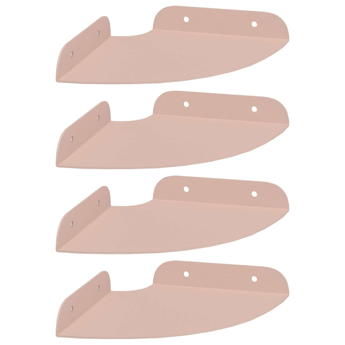 Raft suspendat cu raft cu depozitare 4 pcs Roz 15 x 15 x 2 cm - WALTI WALTI