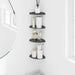 Raft suspendat cu raft 4 pcs Antracit 15 x 15 x 2 cm - WALTI WALTI