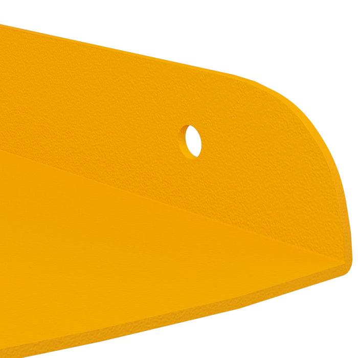Raft suspendat cu raft 2 pcs Galben muștar 15 x 15 x 2 cm - WALTI WALTI