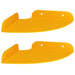 Raft suspendat cu raft 2 pcs Galben muștar 15 x 15 x 2 cm - WALTI WALTI