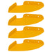 Raft suspendat cu raft 4 pcs Galben muștar 15 x 15 x 2 cm - WALTI WALTI