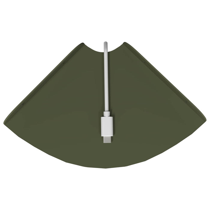 Raft suspendat cu raft 2 pcs Verde măsliniu 15 x 15 x 2 cm - WALTI WALTI