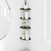 Raft suspendat cu raft 4 pcs Verde măsliniu 15 x 15 x 2 cm - WALTI WALTI