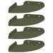 Raft suspendat cu raft 4 pcs Verde măsliniu 15 x 15 x 2 cm - WALTI WALTI