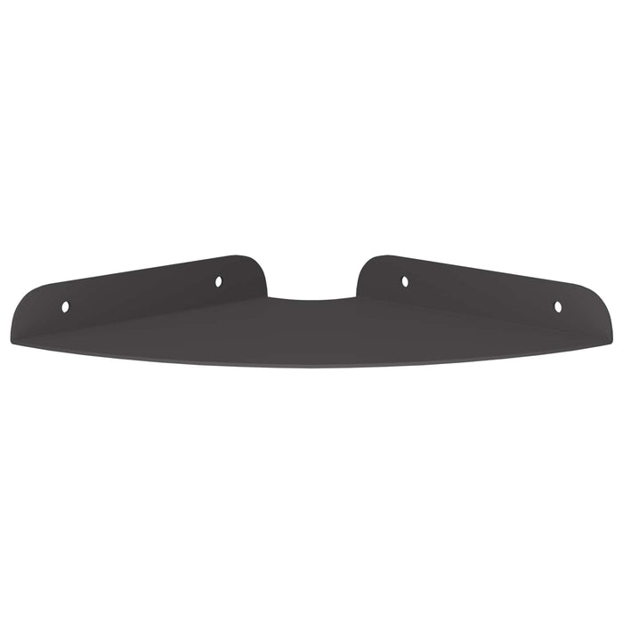 Raft suspendat cu raft cu depozitare 2 pcs Negru 18 x 18 x 2 cm - WALTI WALTI