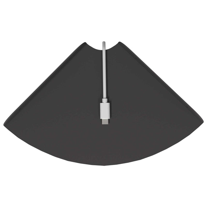 Raft suspendat cu raft cu depozitare 2 pcs Negru 18 x 18 x 2 cm - WALTI WALTI