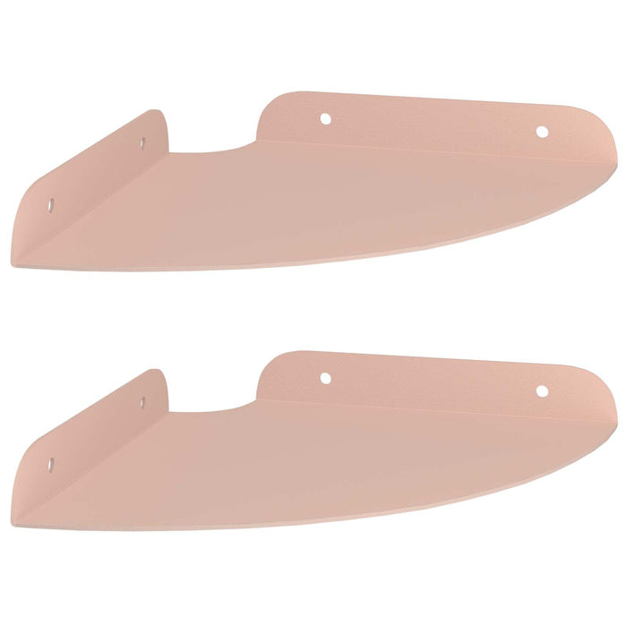 Raft suspendat cu raft cu depozitare 2 pcs Roz 18 x 18 x 2 cm - WALTI WALTI