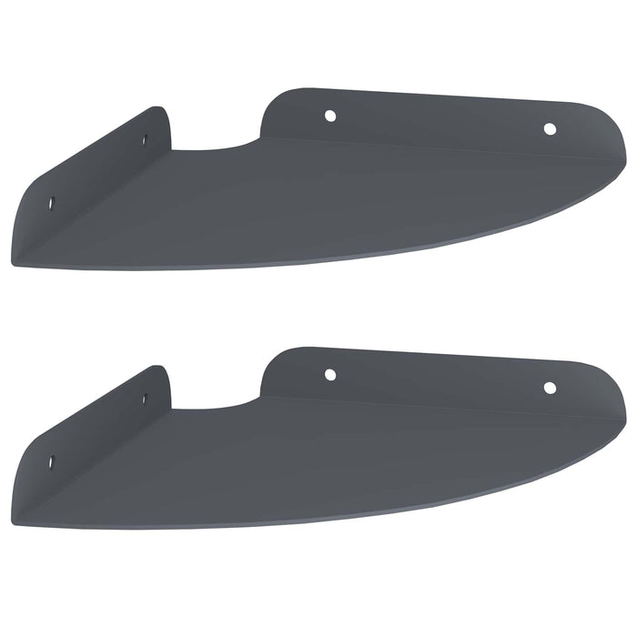Raft suspendat cu raft 2 pcs Antracit 18 x 18 x 2 cm - WALTI WALTI