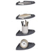 Raft suspendat cu raft 4 pcs Antracit 18 x 18 x 2 cm - WALTI WALTI