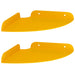 Raft suspendat cu raft 2 pcs Galben muștar 18 x 18 x 2 cm - WALTI WALTI