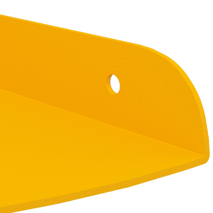 Raft suspendat cu raft 4 pcs Galben muștar 18 x 18 x 2 cm - WALTI WALTI