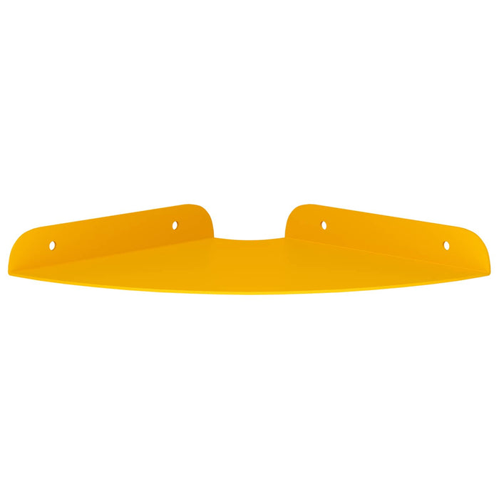 Raft suspendat cu raft 4 pcs Galben muștar 18 x 18 x 2 cm - WALTI WALTI
