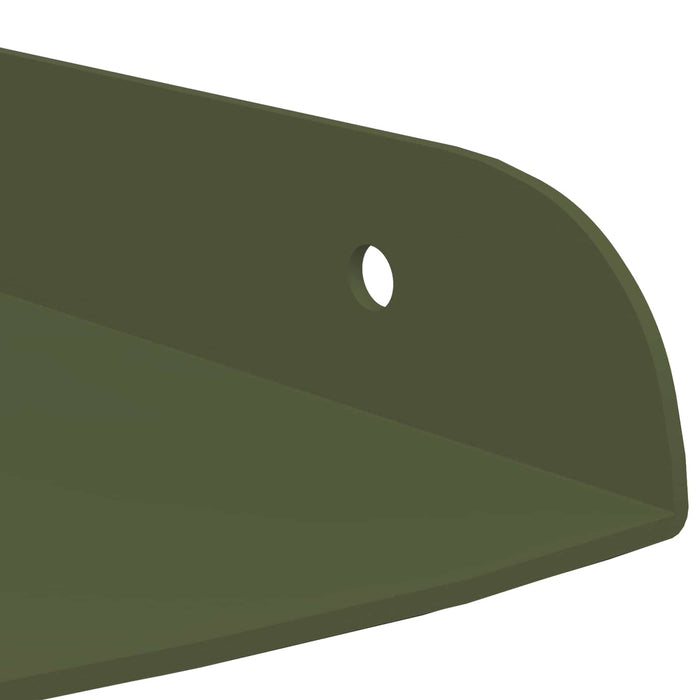 Raft suspendat cu raft 2 pcs Verde măsliniu 18 x 18 x 2 cm - WALTI WALTI