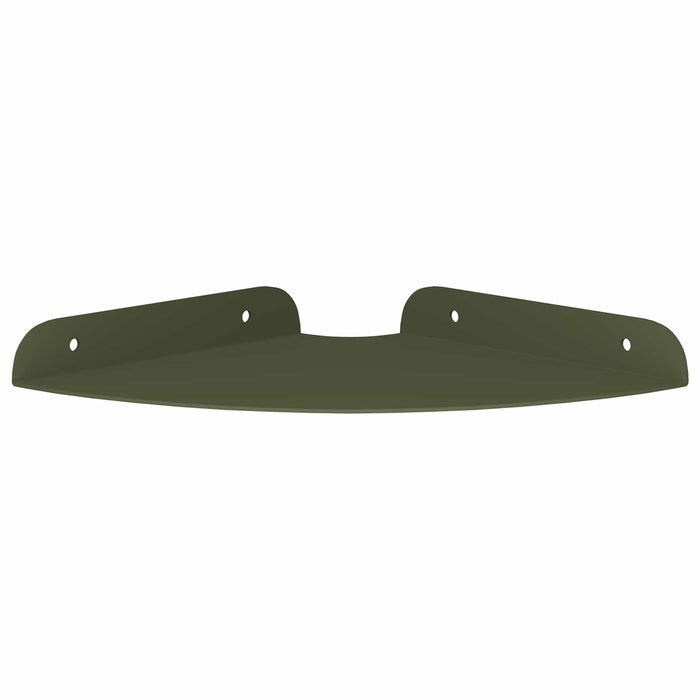 Raft suspendat cu raft 2 pcs Verde măsliniu 18 x 18 x 2 cm - WALTI WALTI