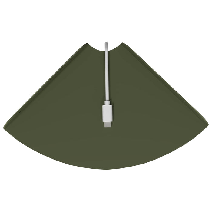Raft suspendat cu raft 2 pcs Verde măsliniu 18 x 18 x 2 cm - WALTI WALTI