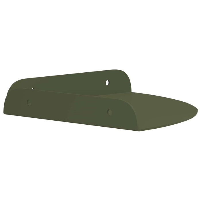 Raft suspendat cu raft 2 pcs Verde măsliniu 18 x 18 x 2 cm - WALTI WALTI
